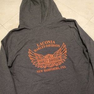 Harley Davidson Womens S Small Laconia New Hampshire Motorcycle Hoodie
